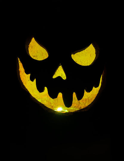 Светеща зловеща тиква 33 cm