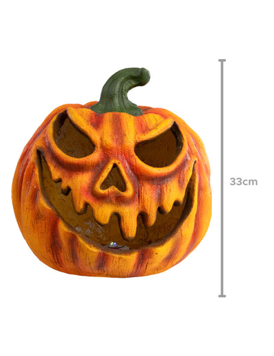 Светеща зловеща тиква 33 cm