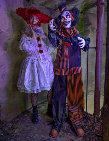 Анимиран демоничен клоун - 170 cm
