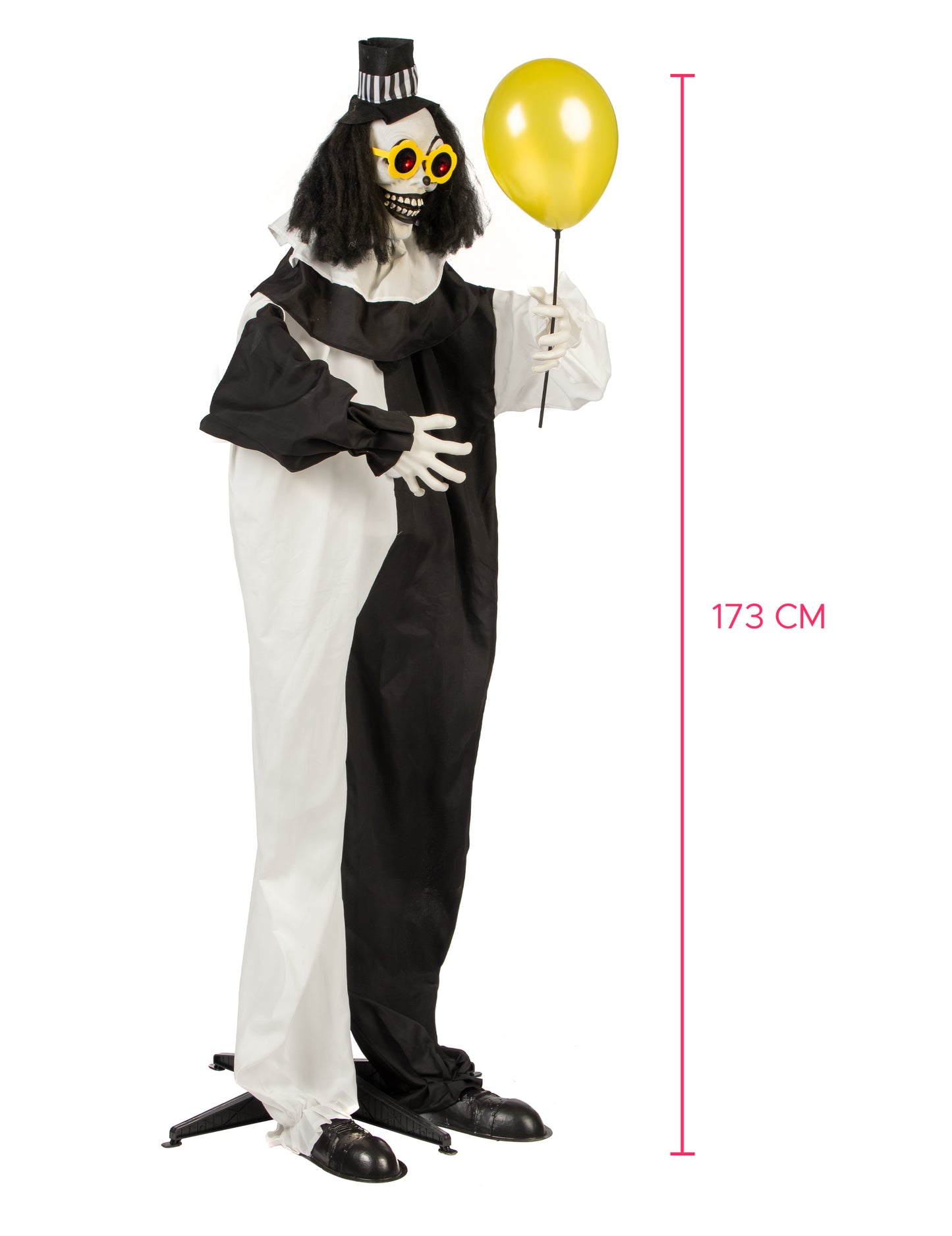 Анимиран страшен клоун 173 cm