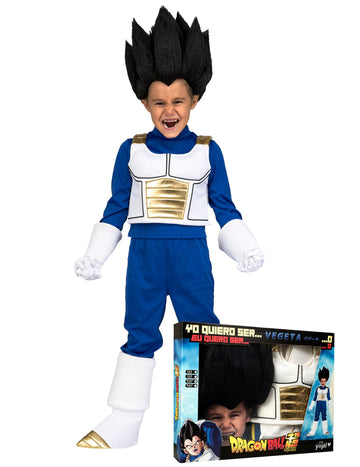 Маскирайте комплект с детска перука Vegeta Dragon Ball Child
