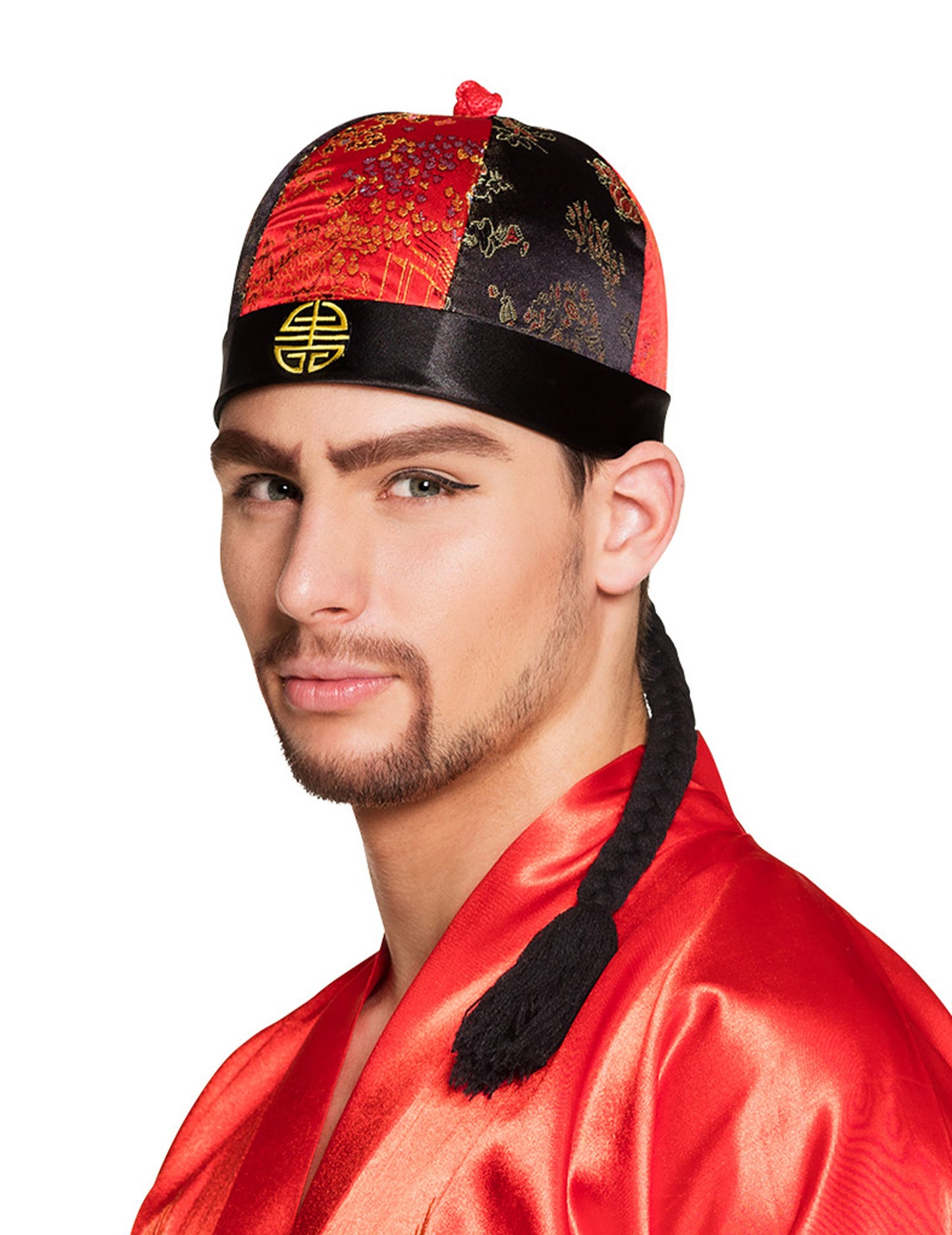 Китайска шапка с плитки за възрастни