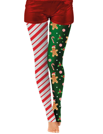 Коледни чорапогащи за възрастни с джинджифил