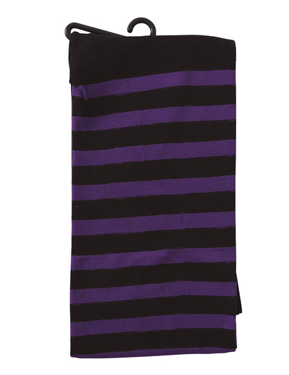 Детски черно-лилави чорапогащи