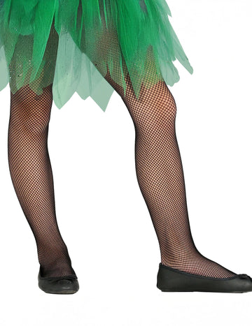 Collants résille fine pour enfant noire