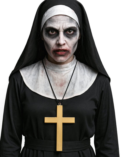 Кръстосано колие от златен монах