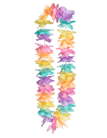 Колие за пастелни цветя на Хавай