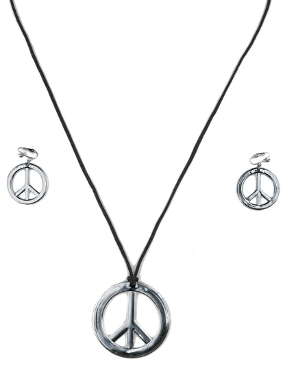 Колие и обеци за възрастни пластмасови хипи