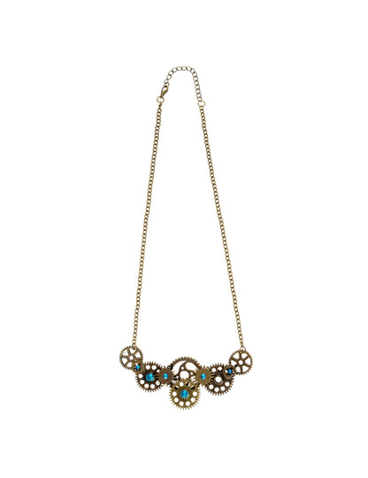 Синкаво колие за зъби възрастни steampunk