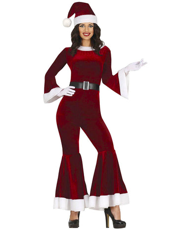 Дамски кадифен гащеризон Mother Christmas