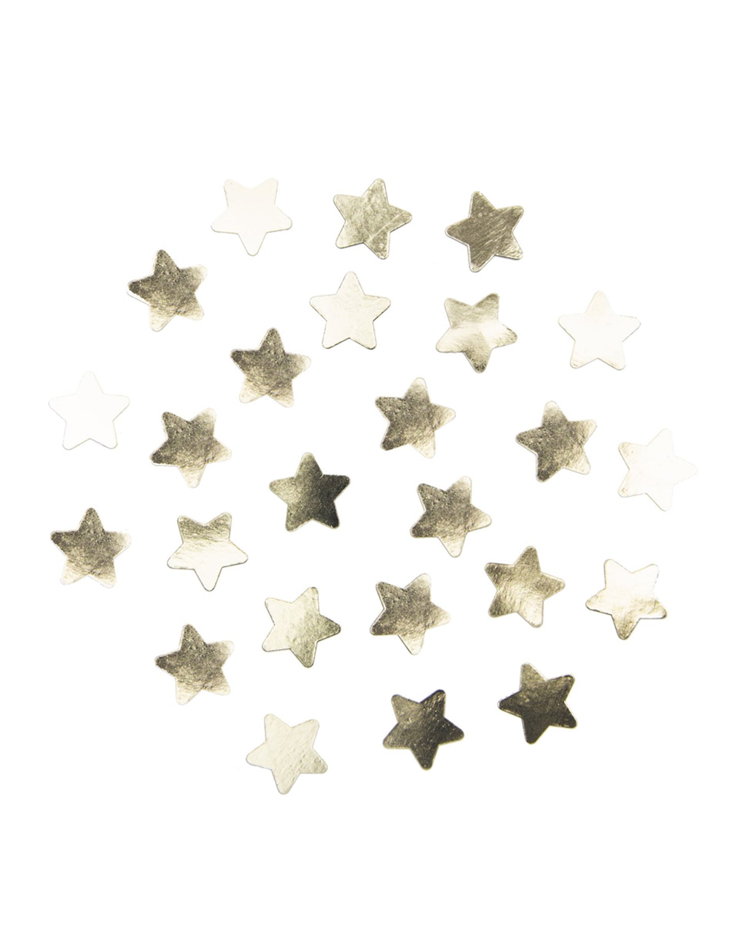 Confettis de table étoiles pour décoration de fête dorés