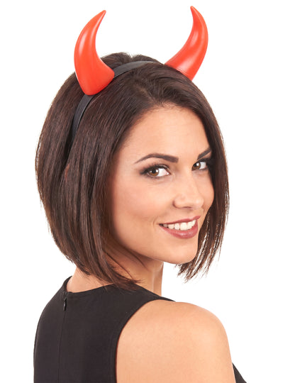 Cornes rouges adulte Halloween