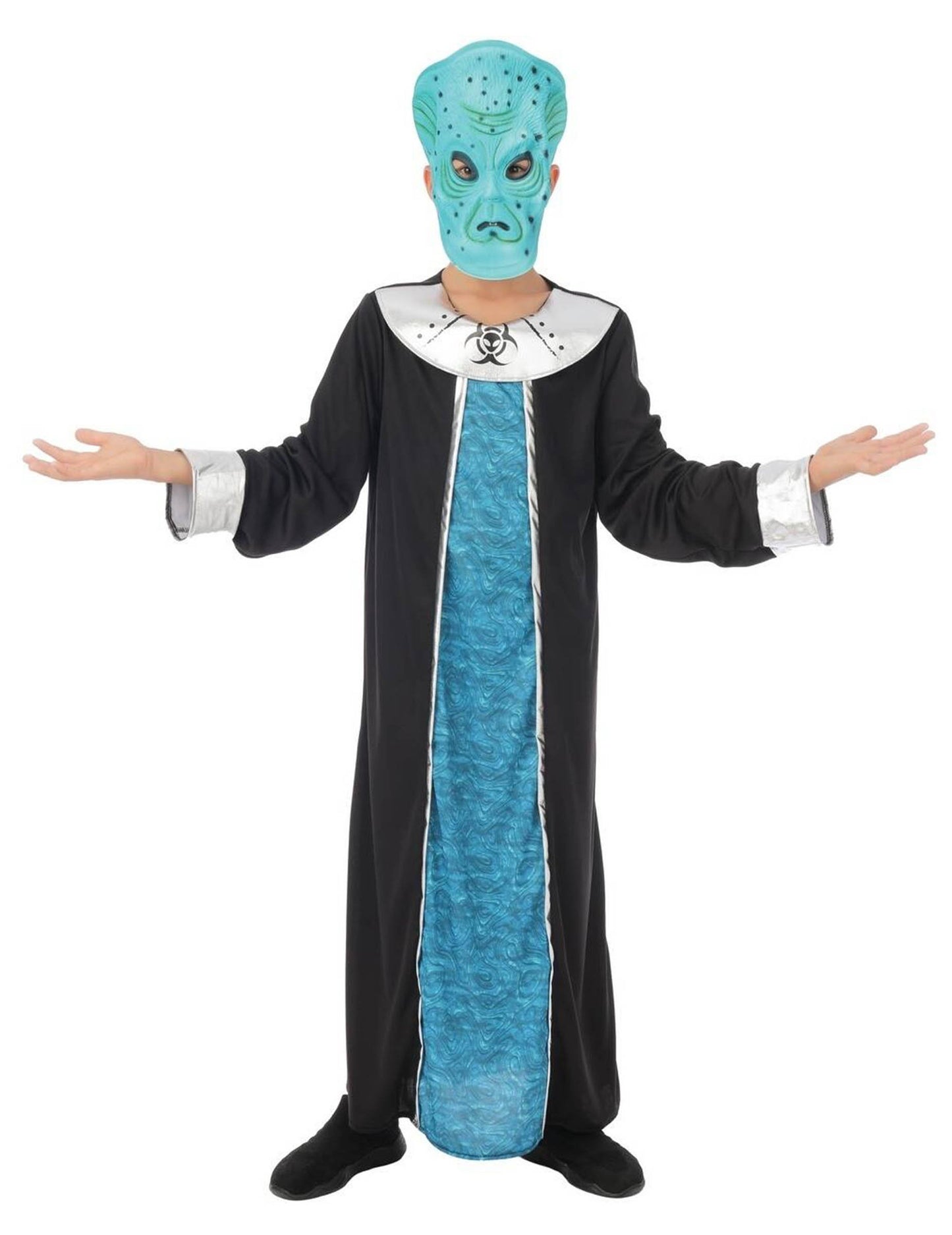 Детски костюм на синия извънземен командир