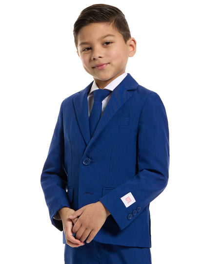 Костюм г -н Navy Blue се противопостави