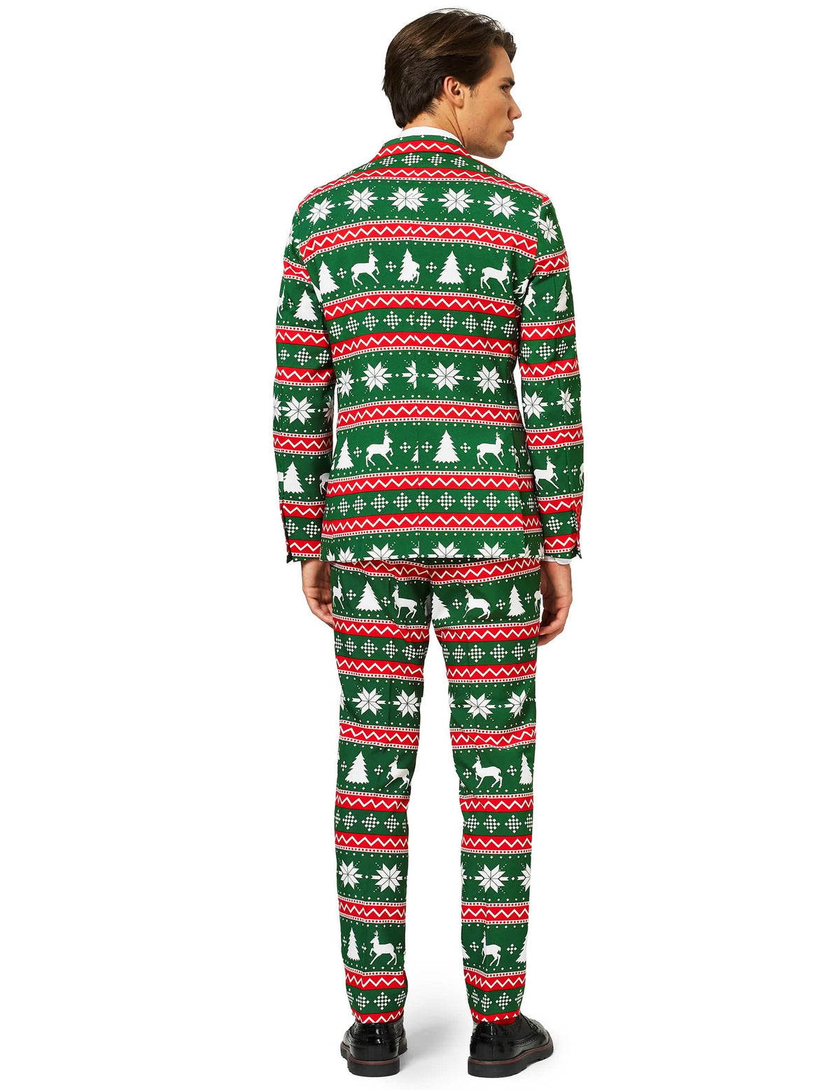 Изглед отзад на костюма Mr. Festive за мъж