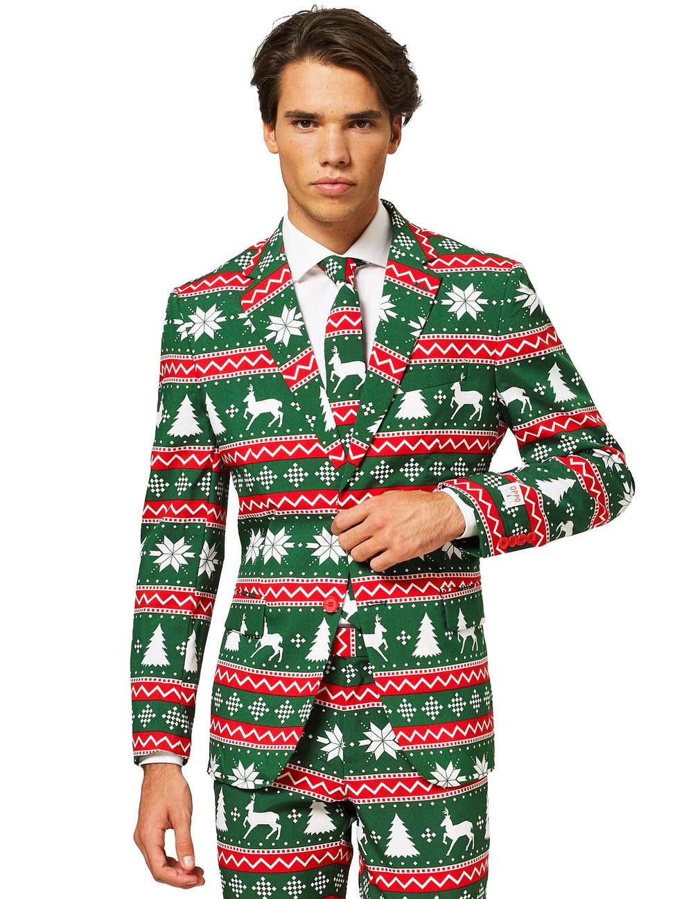 Изглед отпред на костюма Mr. Festive за мъж