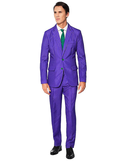 Vue de face du costume Mr. Joker™ Suitmeister™ pour adulte