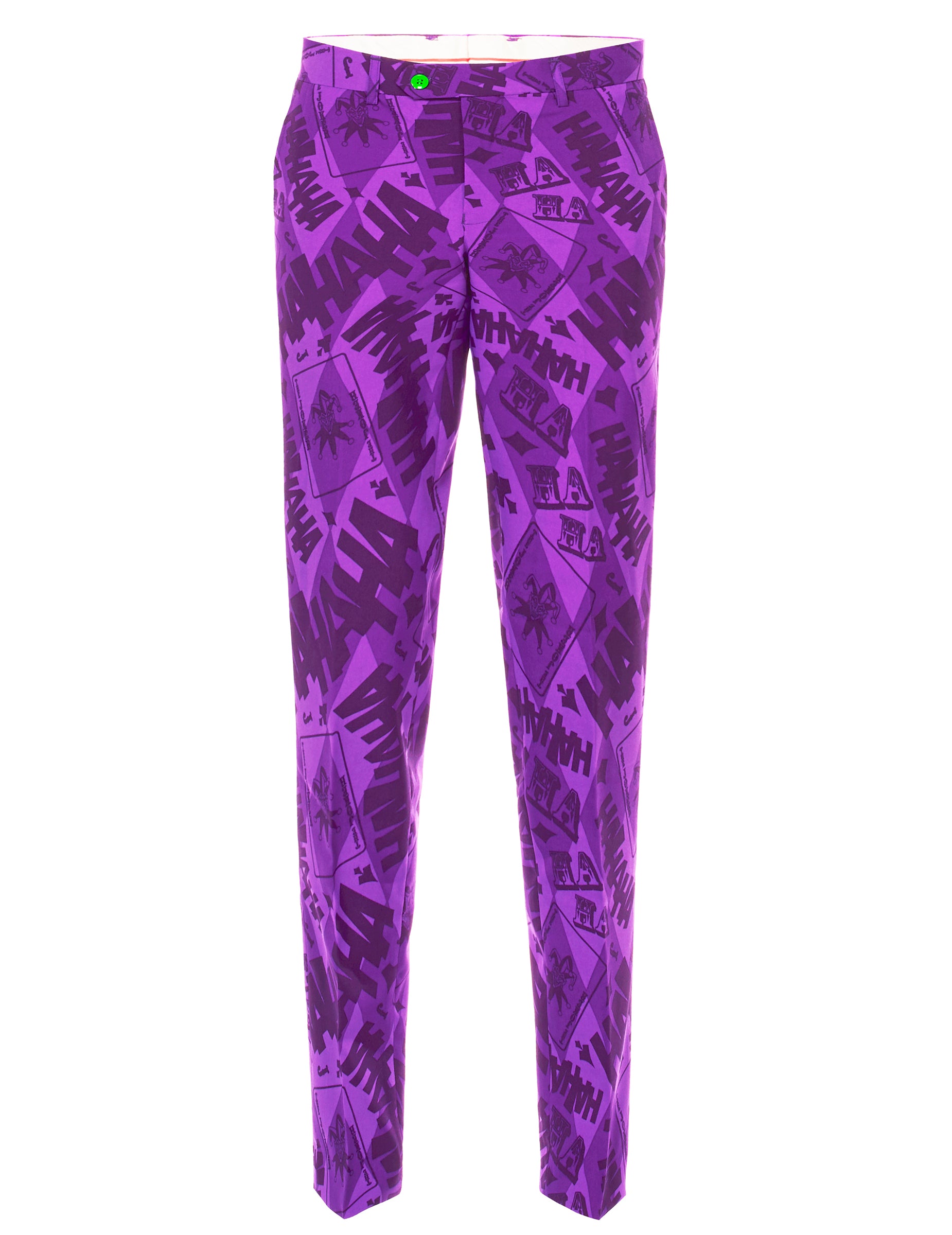 Vue de face du pantalon du costume Mr. Joker™ pour homme