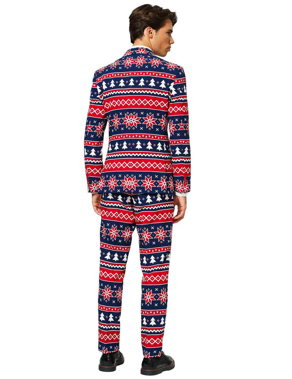Изглед отзад на костюма Mr. Nordic Xmas за мъж