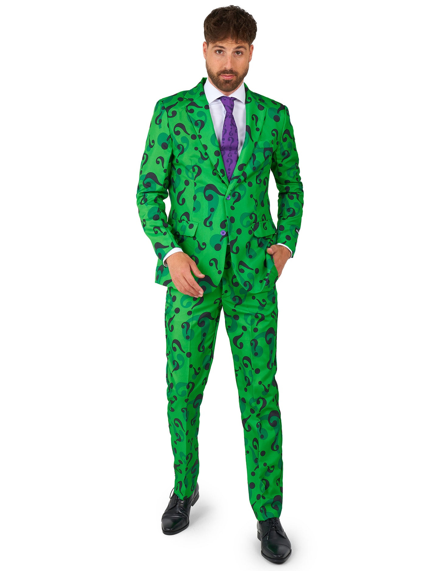 Костюм г -н Riddler възрастен костюм