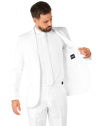 Мъжки бял костюм Mr. Solid Suitmeister™