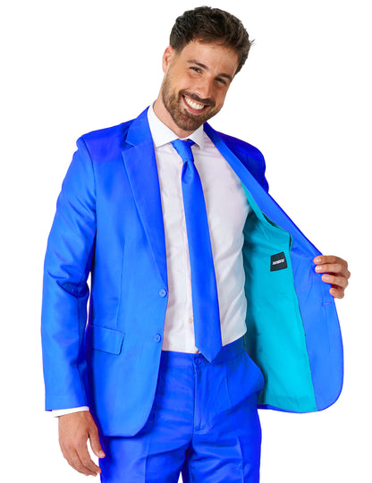 Мъжки син костюм Suitmeister™ Mr. Solid