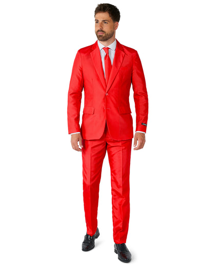 Мъжки червен костюм Mr. Solid Suitmeister™