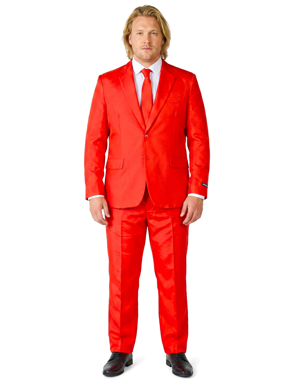 Мъжки червен костюм Mr. Solid Suitmeister™