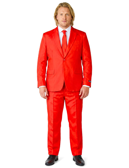 Мъжки червен костюм Mr. Solid Suitmeister™