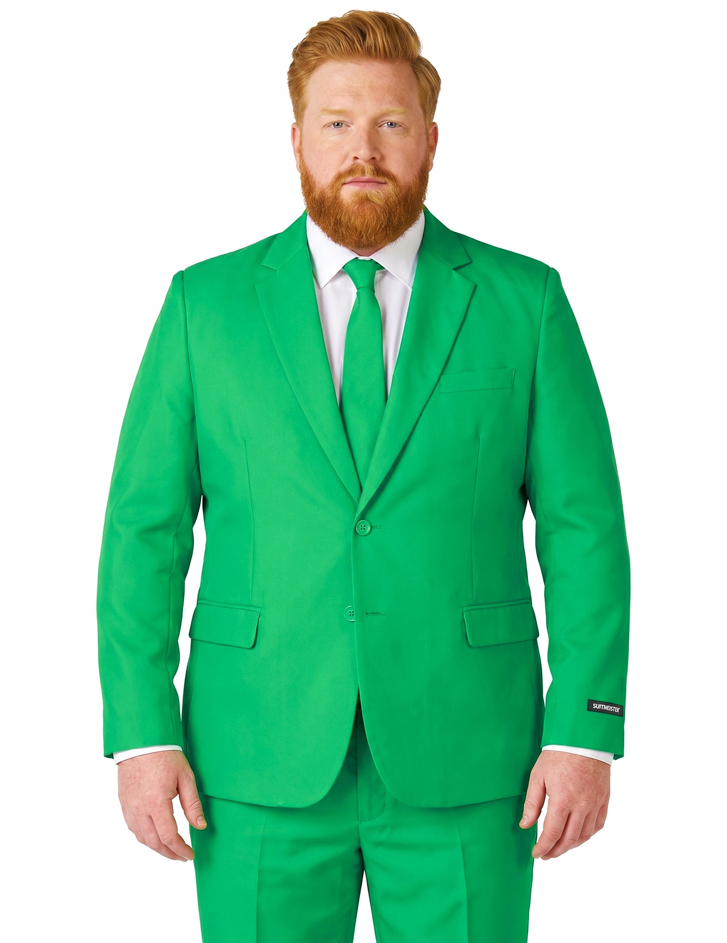 Мъжки зелен костюм Mr. Solid Suitmeister™