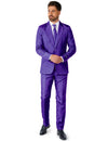Мъжки лилав костюм Mr. Solid Suitmeister™