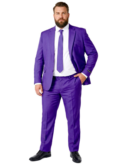 Мъжки лилав костюм Mr. Solid Suitmeister™