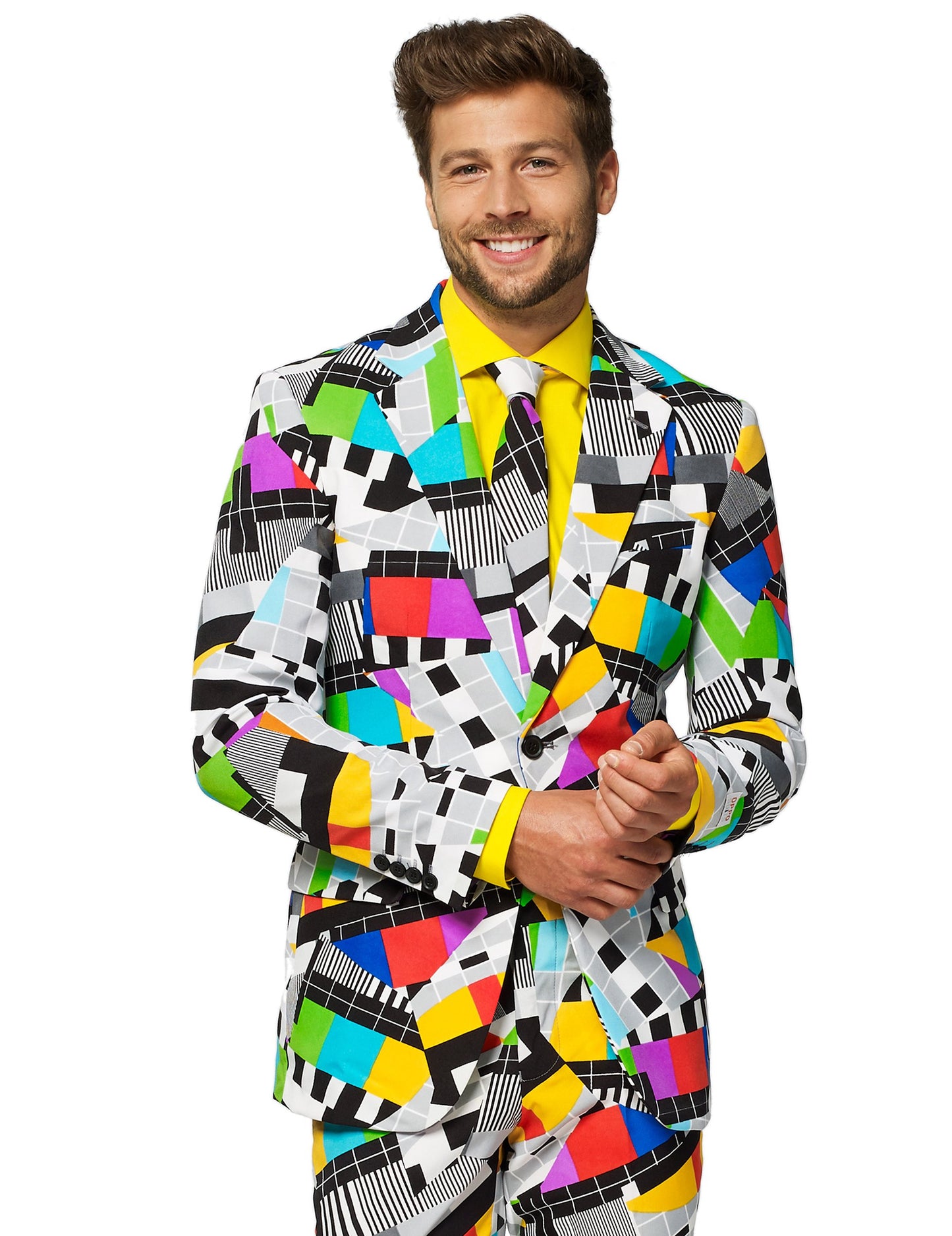 Костюм, г -н Technicolor Man се противопостави