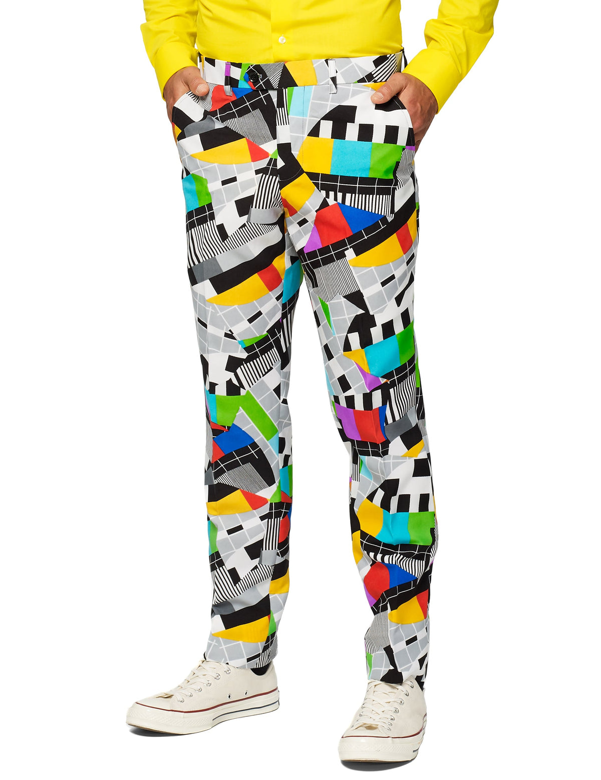 Vue du pantalon du costume Mr. Technicolor pour homme