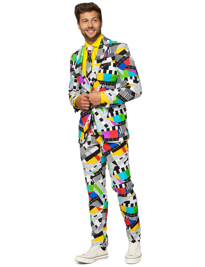 Костюм, г -н Technicolor Man се противопостави