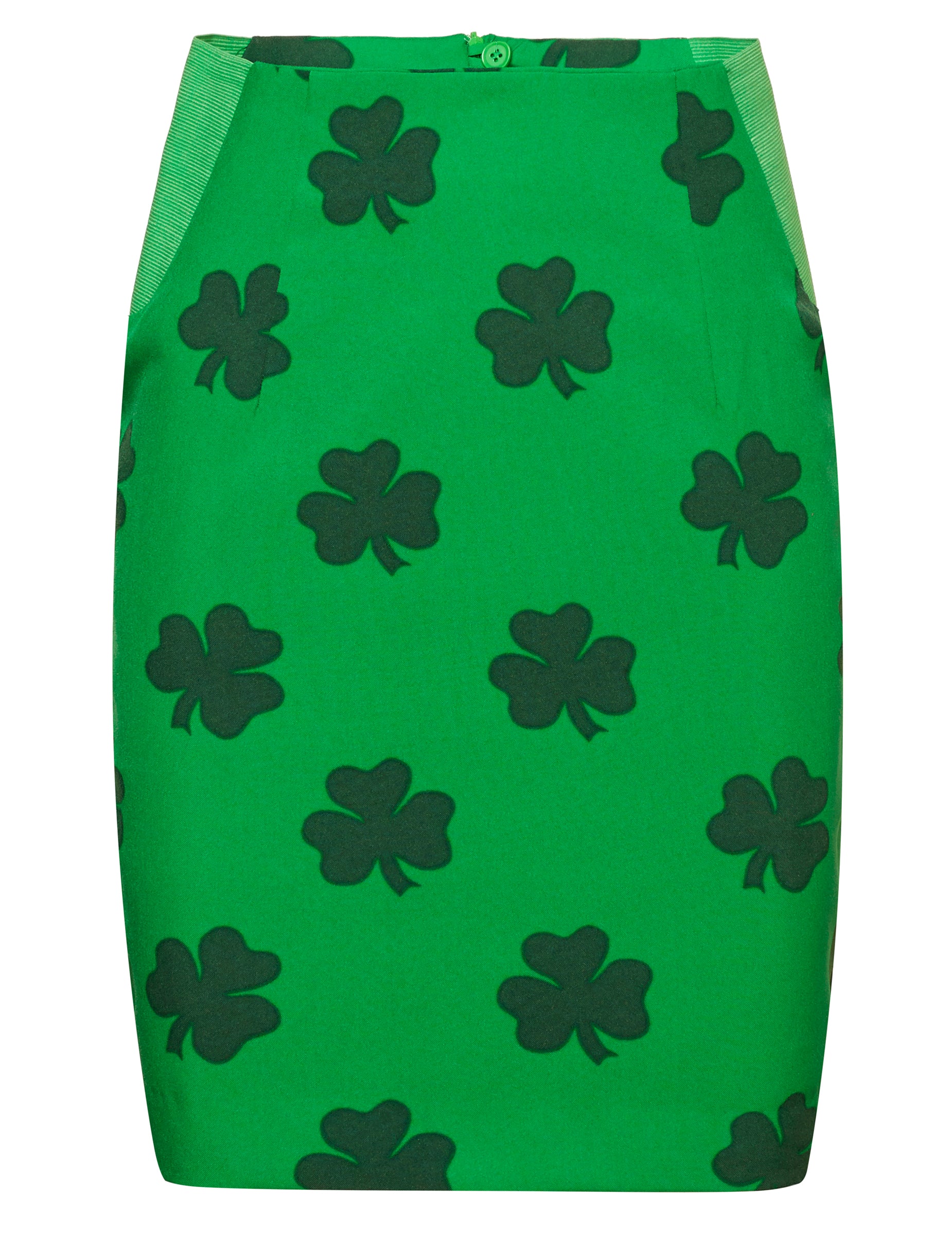 Détail de la jupe du costume Mrs. Lucky Opposuits St Patrick
