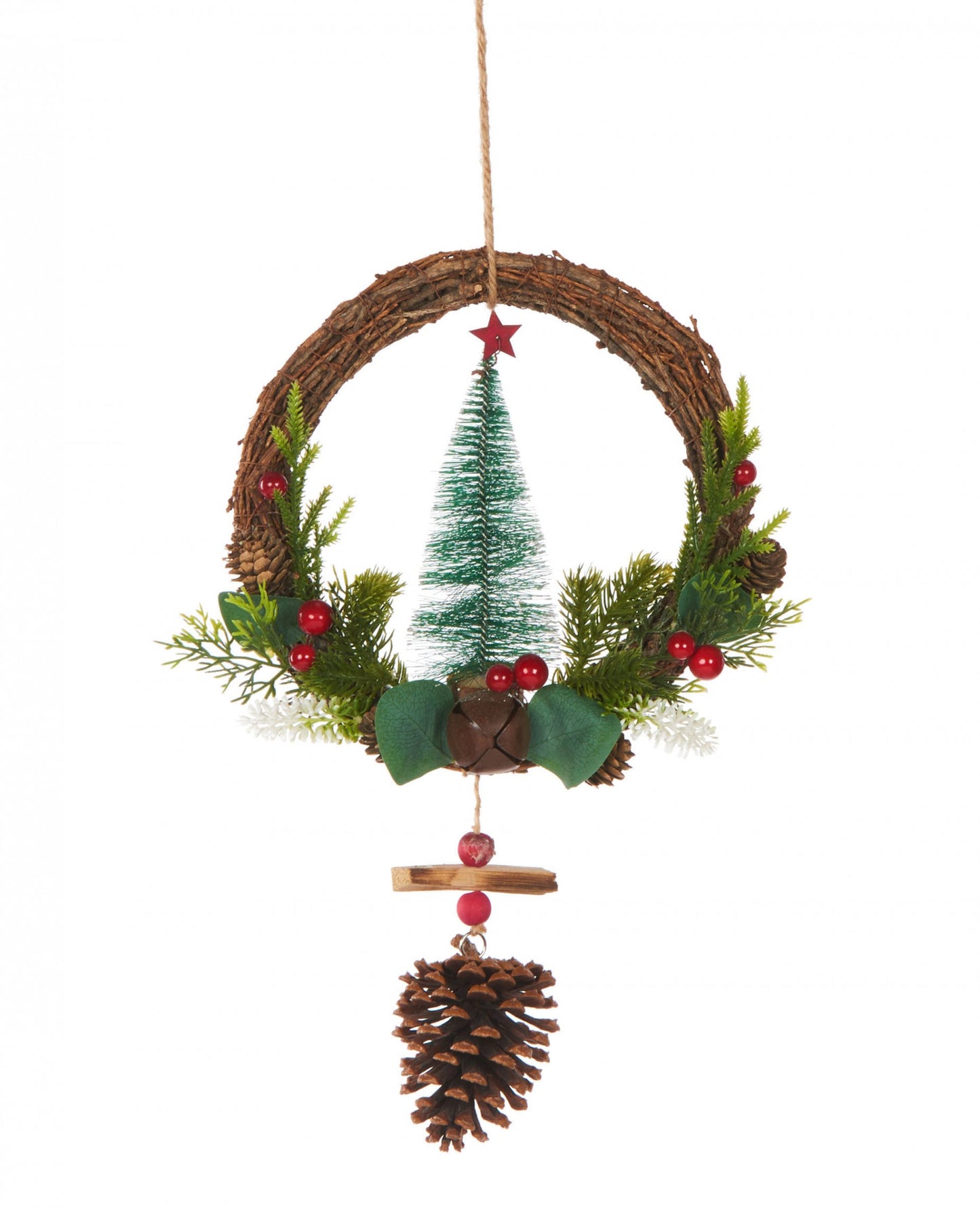 Висяща корона за традиционна елха 39 cm 
