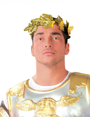 Couronne de laurier pour adulte dorée