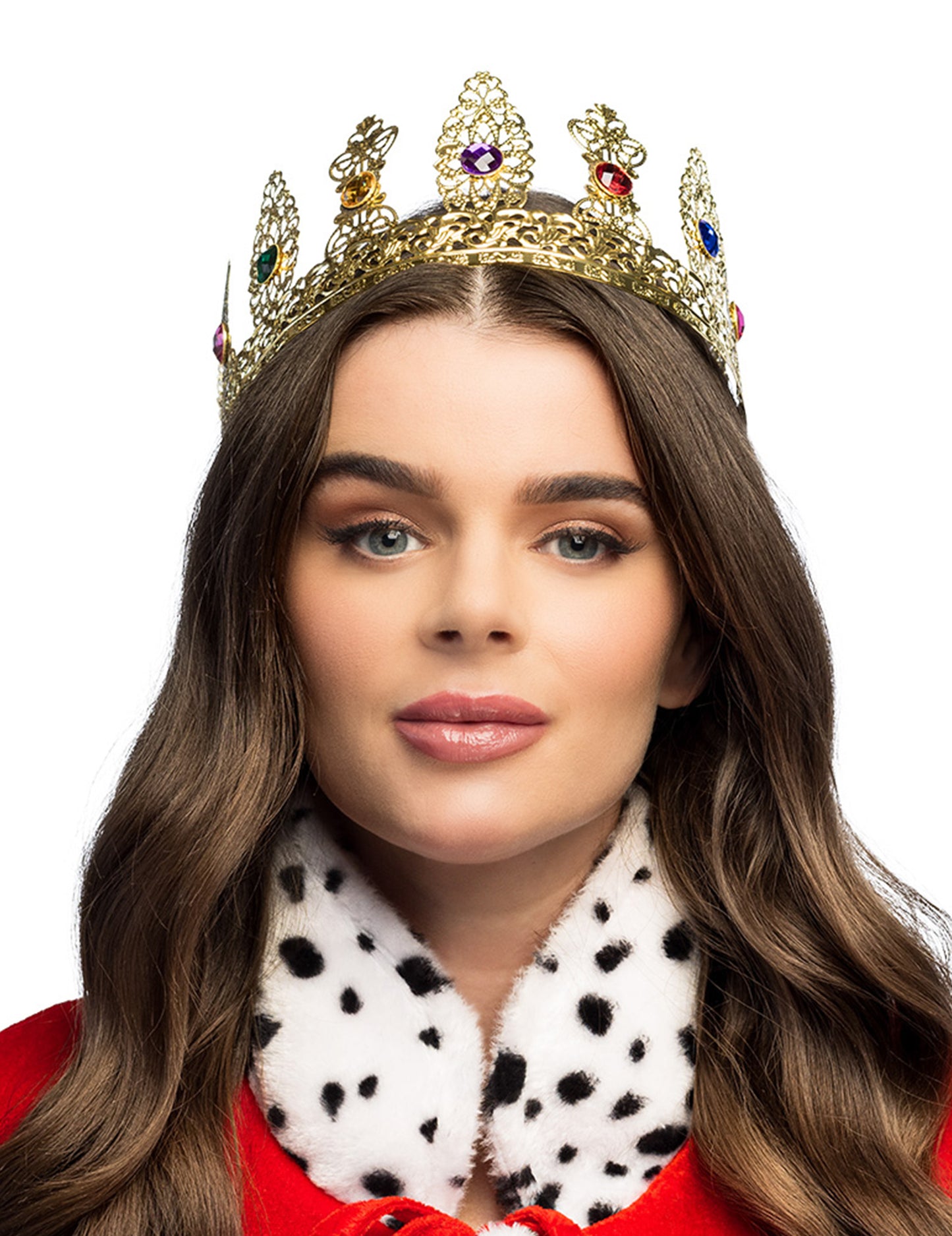 Queen Crown с фалшиви камъни за възрастни