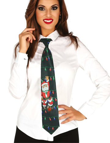 Ярка и музикална коледна вратовръзка