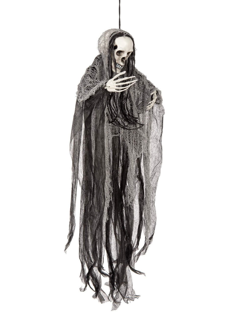 Страничен изглед на висяща украса жътварят halloween