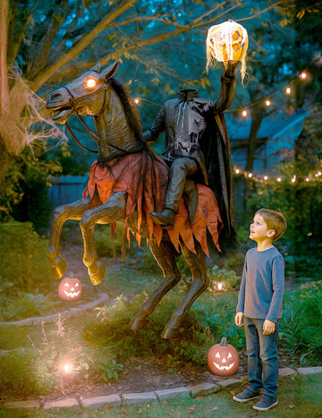 Анимирана декорация „Безглав конник“ 210 cm