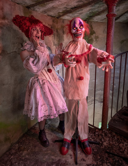 Анимирана декорация със страшен клоун 153 cm