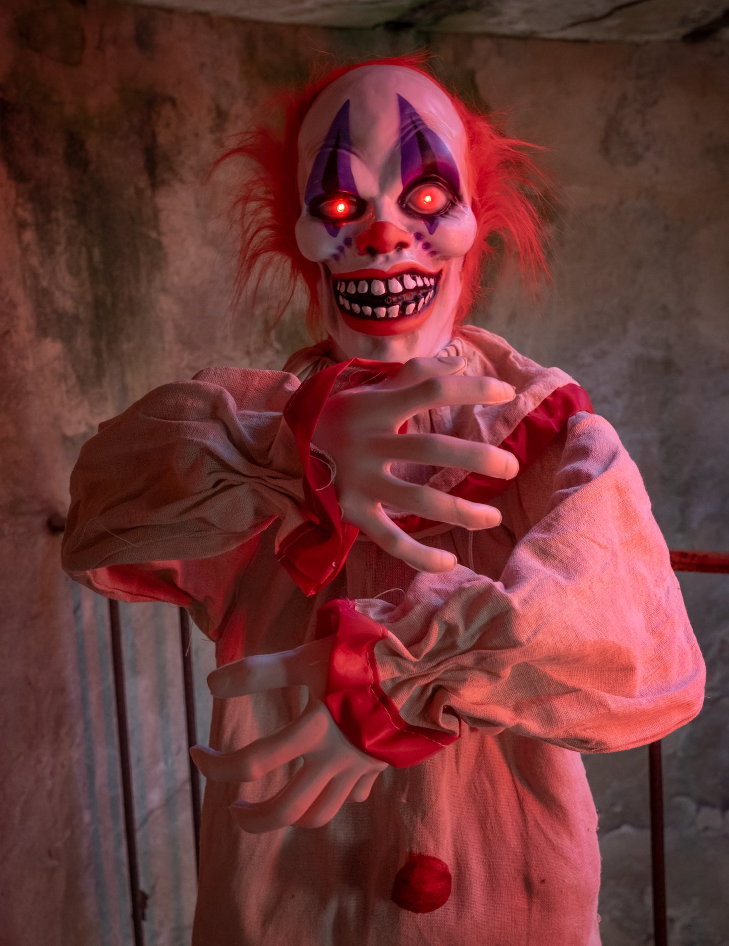 Анимирана декорация със страшен клоун 153 cm