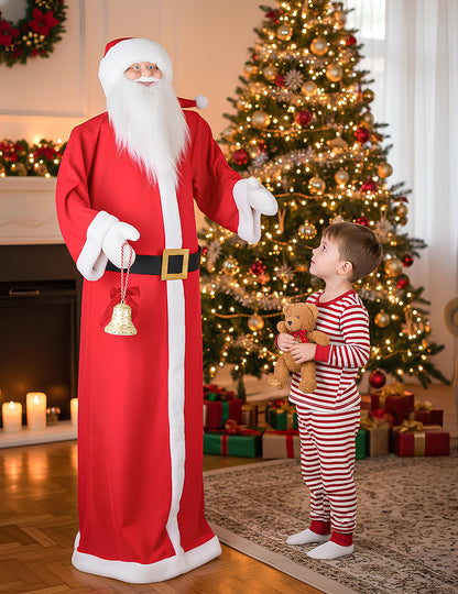 Анимирана украса с Дядо Коледа с движение, звук и светлина 172 cm