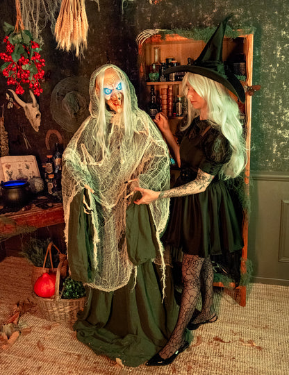 Анимирана вещица на звук и светлинна декорация Andromeda 153 cm