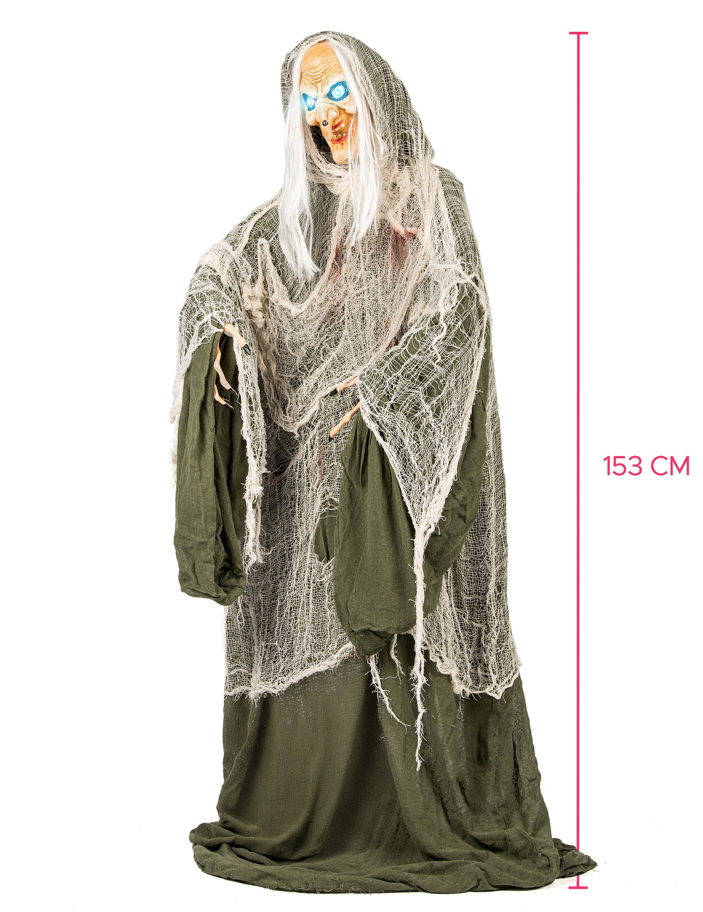 Анимирана вещица на звук и светлинна декорация Andromeda 153 cm