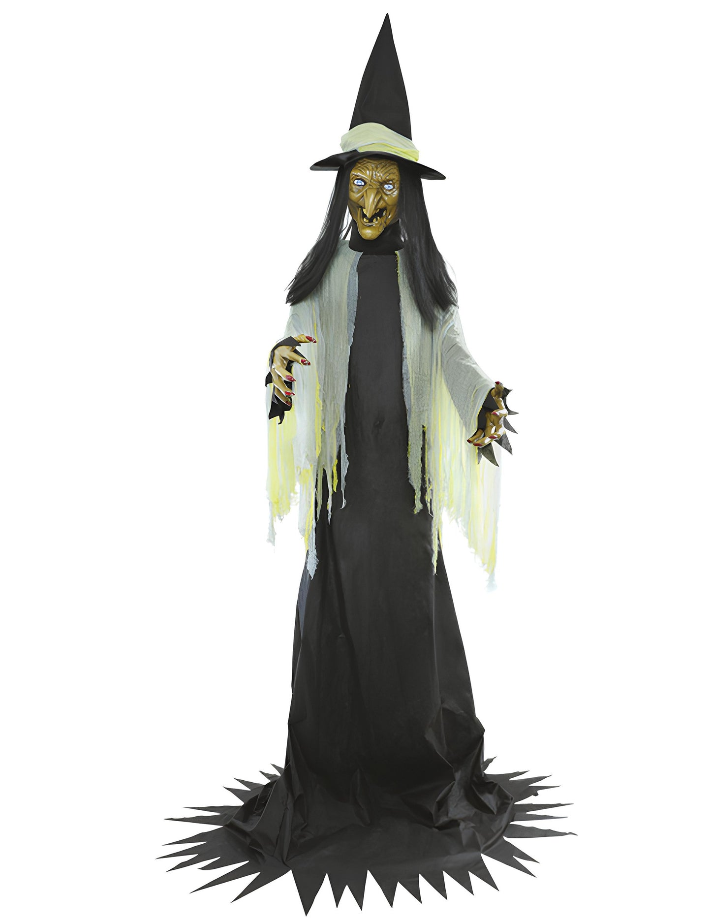 Анимиран гигантски декорация вещица XXL 300 cm