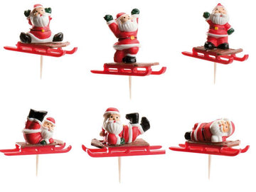 Декорация 6 снимки luge luge Дядо Коледа