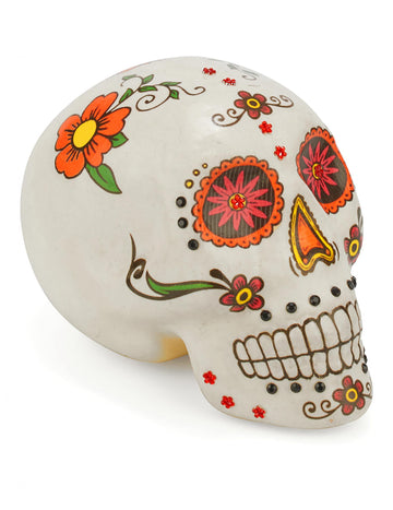 Цветна декорация на черепа Dia de Los Muertos